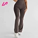 Our flare legging pants combines functionality and style. Made from high-quality materials and designed for a range of activities, it's perfect for your next workout. Shop now!